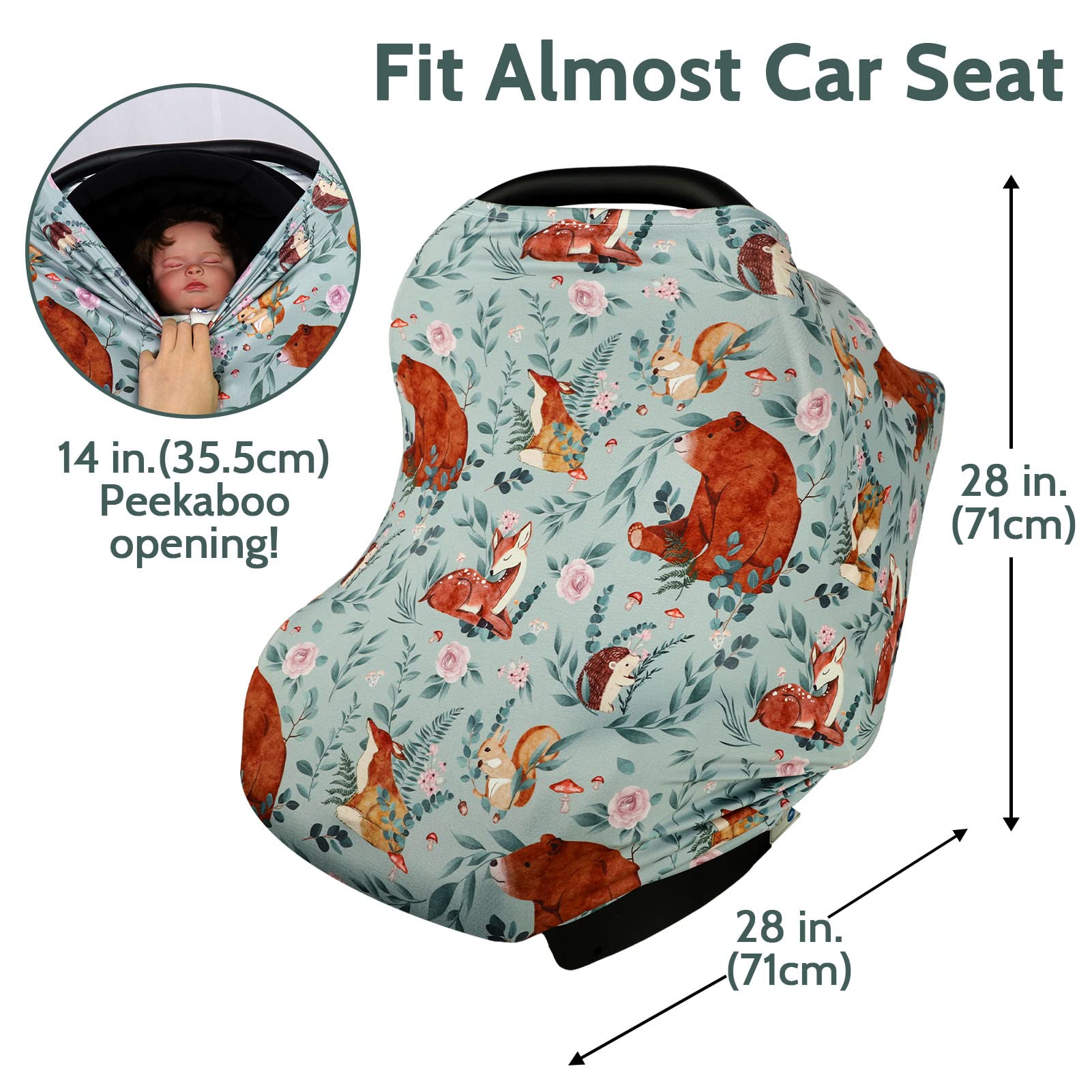 Tanofar breathable fabric with woodland pattern combines style and comfort.