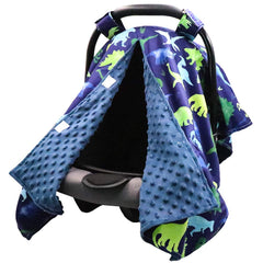TANOFAR car seat cover with peekaboo opening for quick, distraction-free baby checks