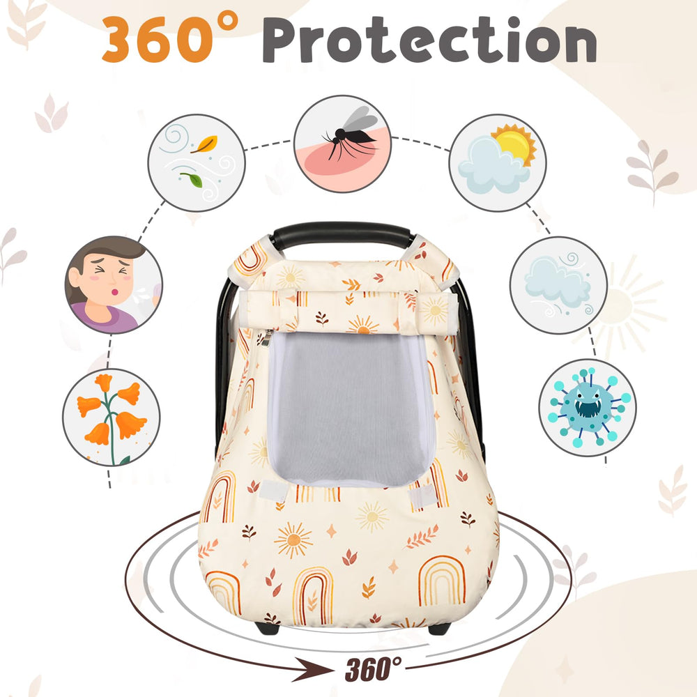TANOFAR car seat cover demonstrates universal fit with elastic bottom on multiple seats.