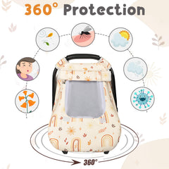 TANOFAR car seat cover demonstrates universal fit with elastic bottom on multiple seats.