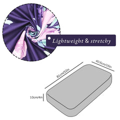 Tanofar changing pad cover fits standard 32 by 16 inches with full elastic edges.