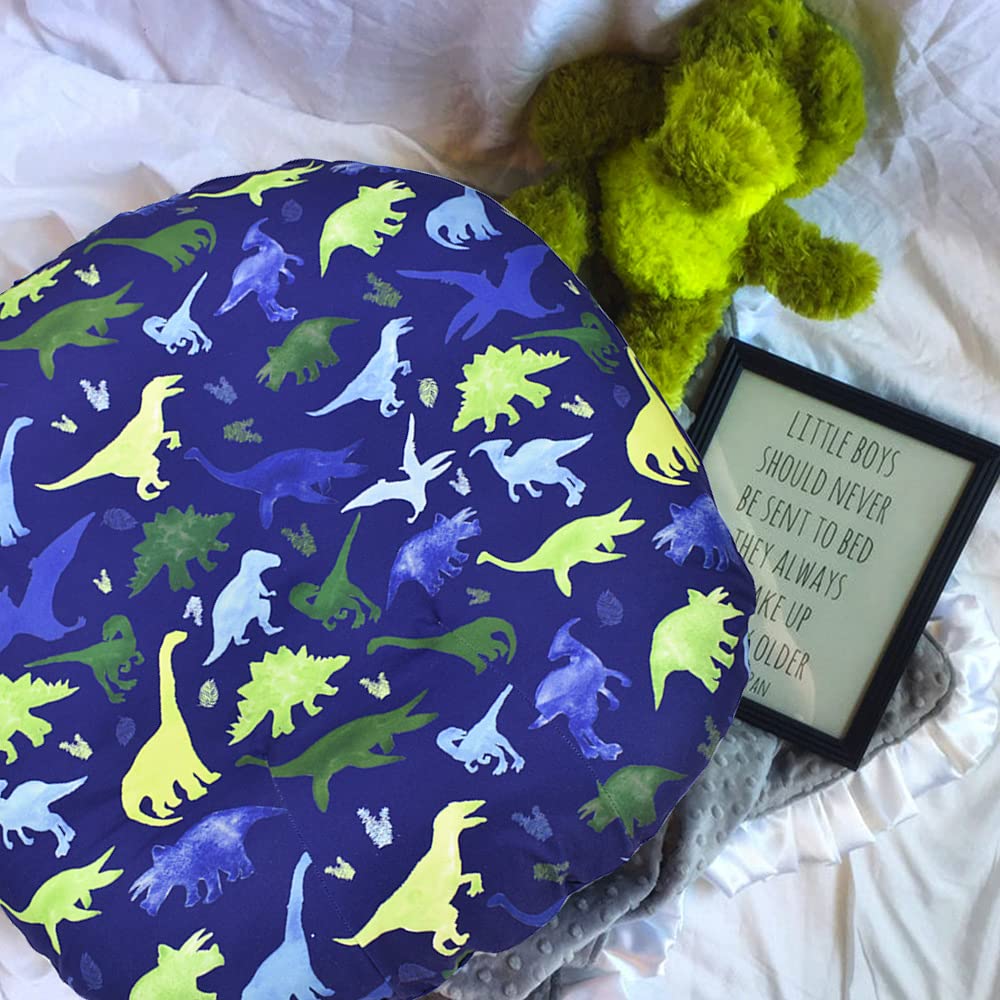 TANOFAR Dinosaur Lounger Cover Blue includes a sturdy handle for easy portability