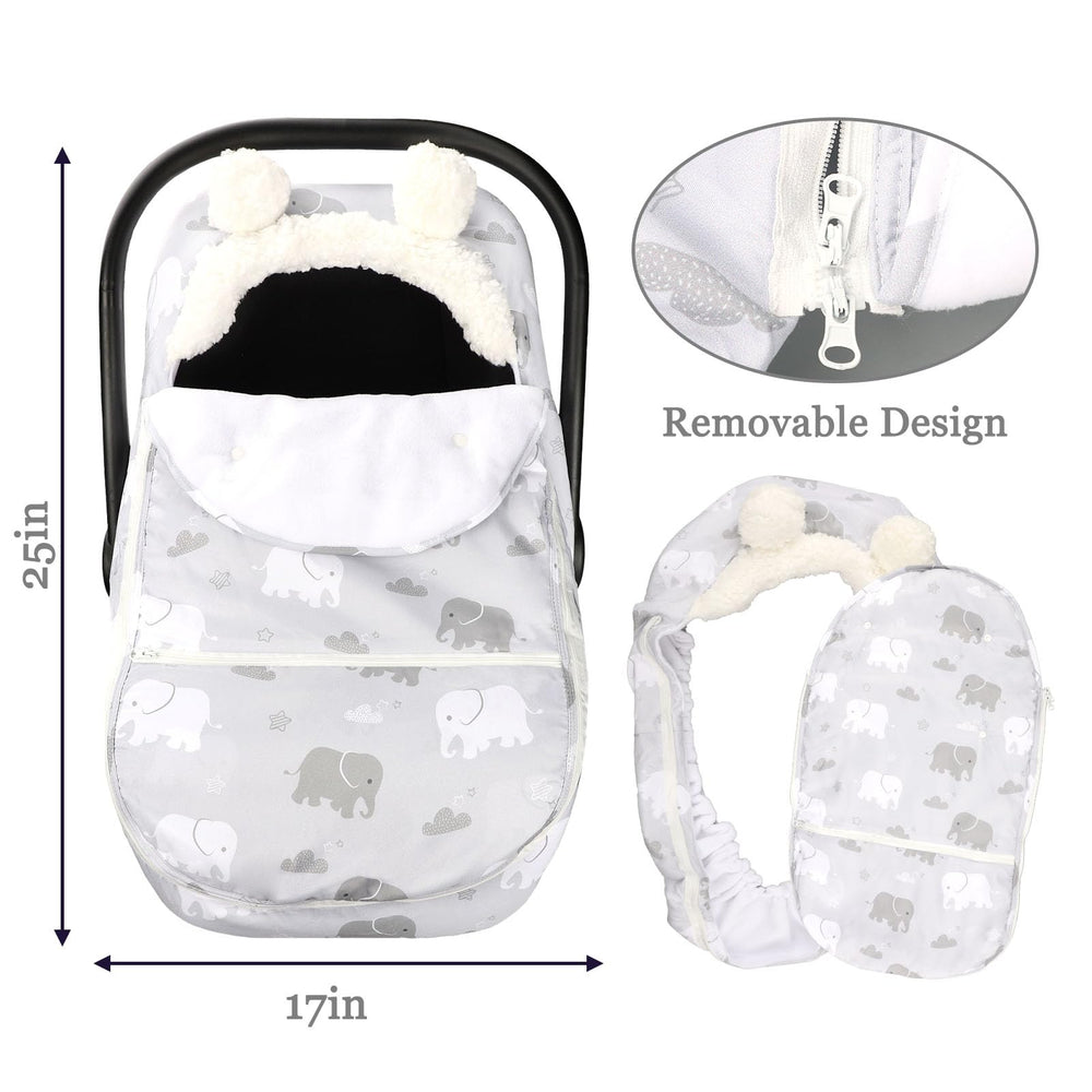 TANOFAR elephant cover head opening lets baby look around.