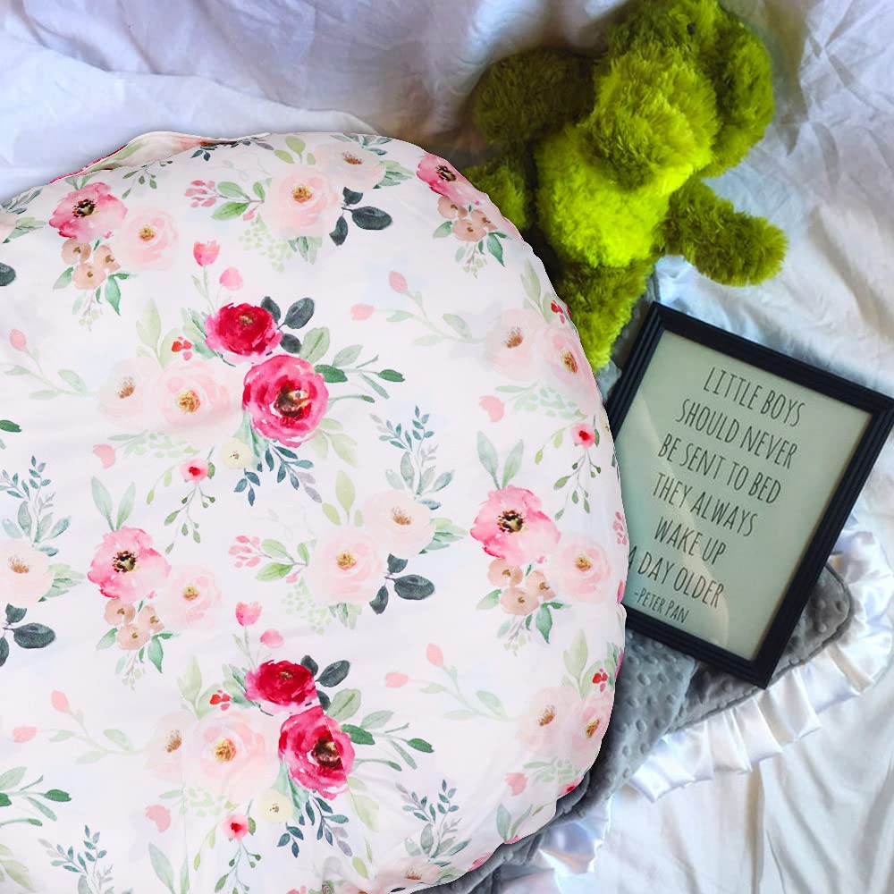 TANOFAR Floral Newborn Lounger Cover baby room styling—nursery decor in pink flowers