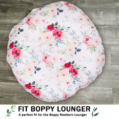 TANOFAR Floral Newborn Lounger Cover handle—easy portability and setup