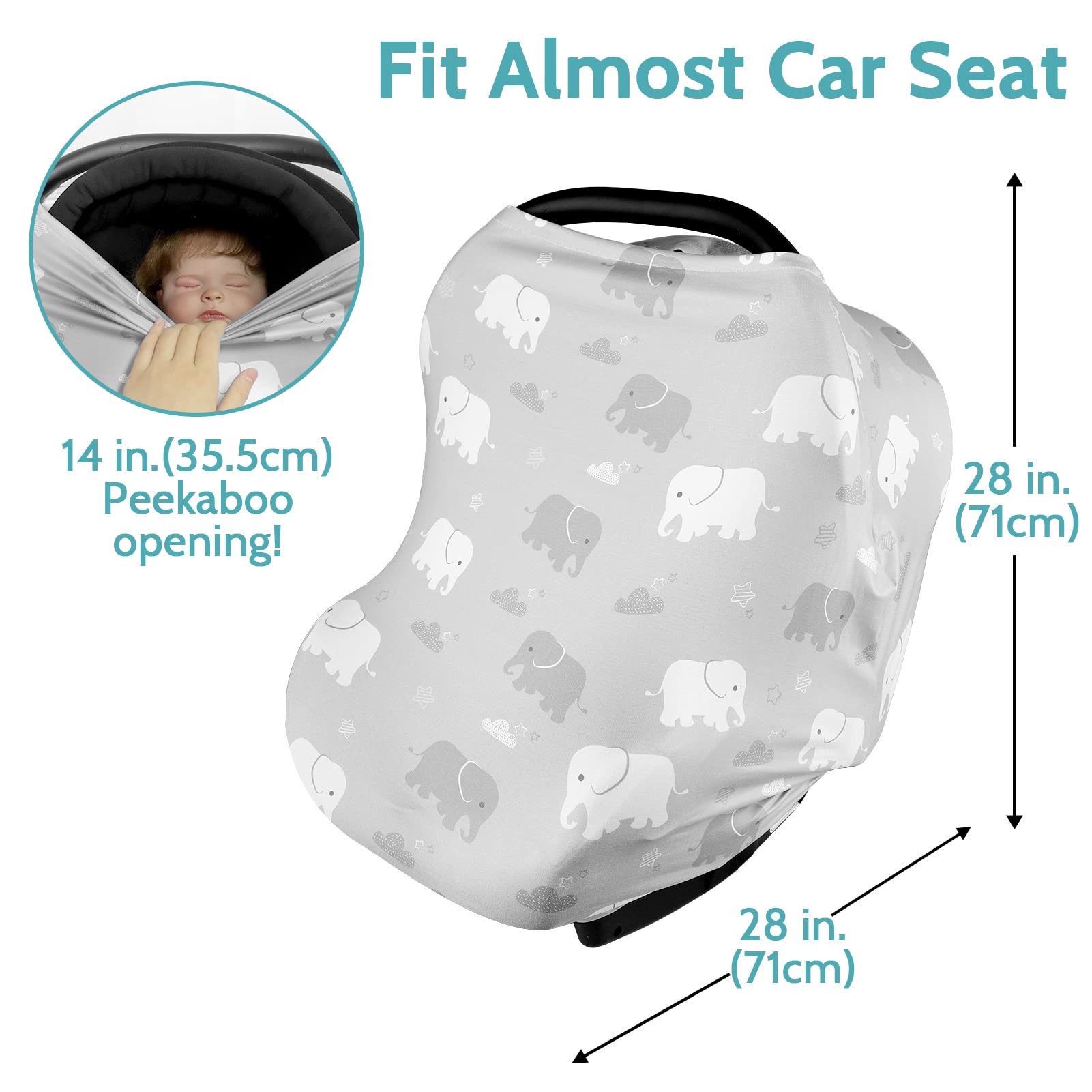 TANOFAR gift-ready nursing cover makes a thoughtful baby shower present.