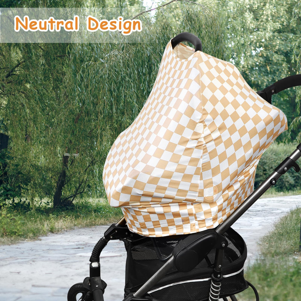 Tanofar car seat cover as a thoughtful baby shower gift.
