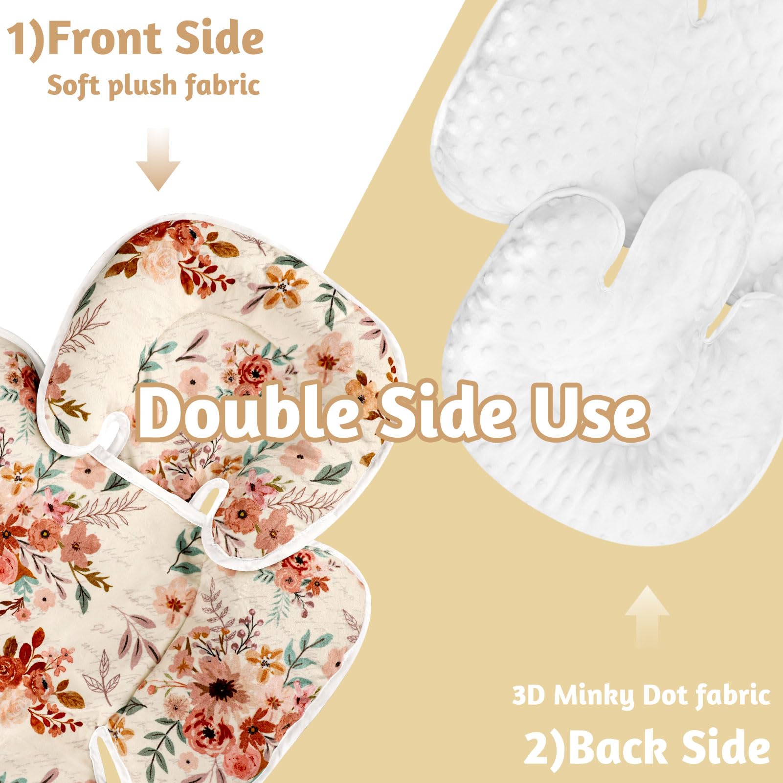 TANOFAR detachable 2-in-1 head support enabling growth adjustment.