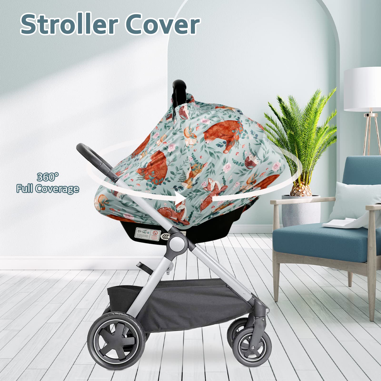 Tanofar multi-use cover serves as blanket, scarf, or changing mat on the go.