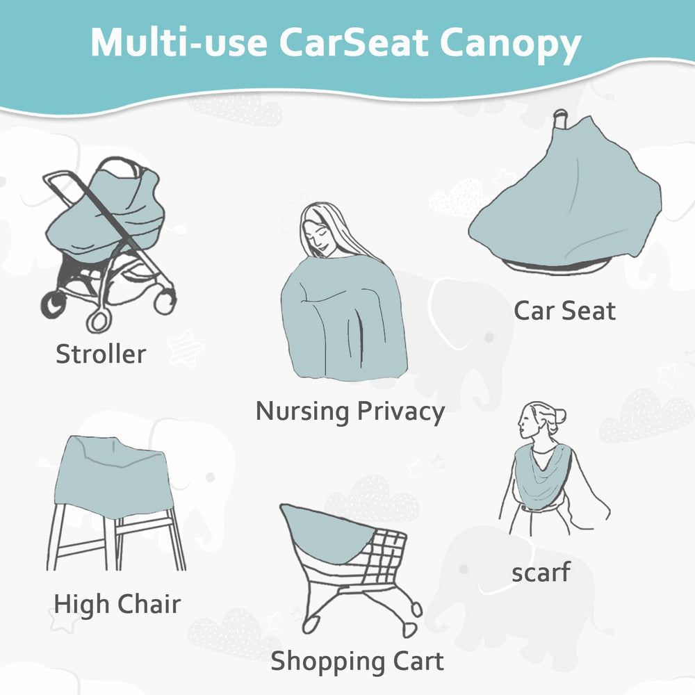 TANOFAR shopping cart cover provides a private, clean surface in stores.