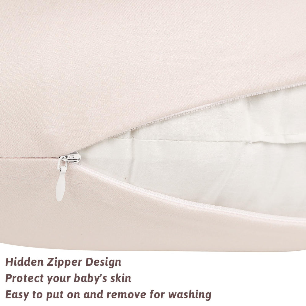 TANOFAR nursing pillow cover fits standard pillows securely