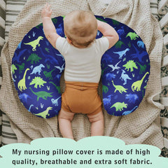 TANOFAR nursing pillow cover soft fabric close-up emphasizes comfort during feeds