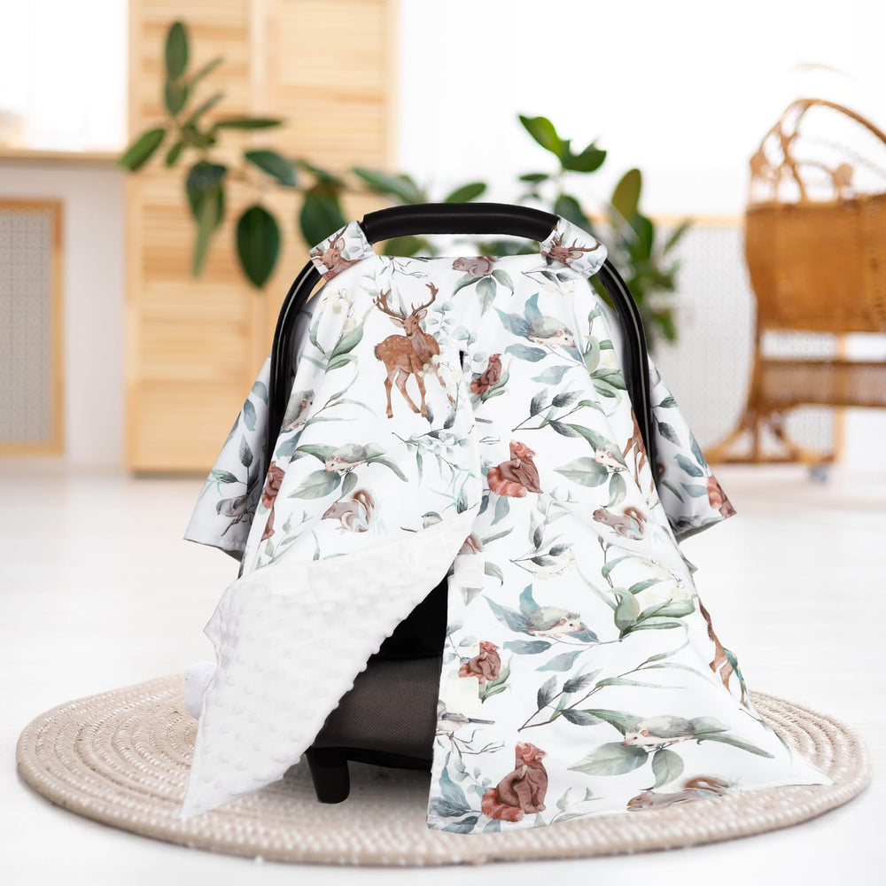 TANOFAR plush baby blanket adds cozy warmth during snuggles.