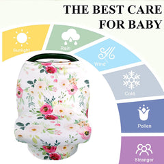 TANOFAR car seat canopy in use provides full coverage against sun and wind.