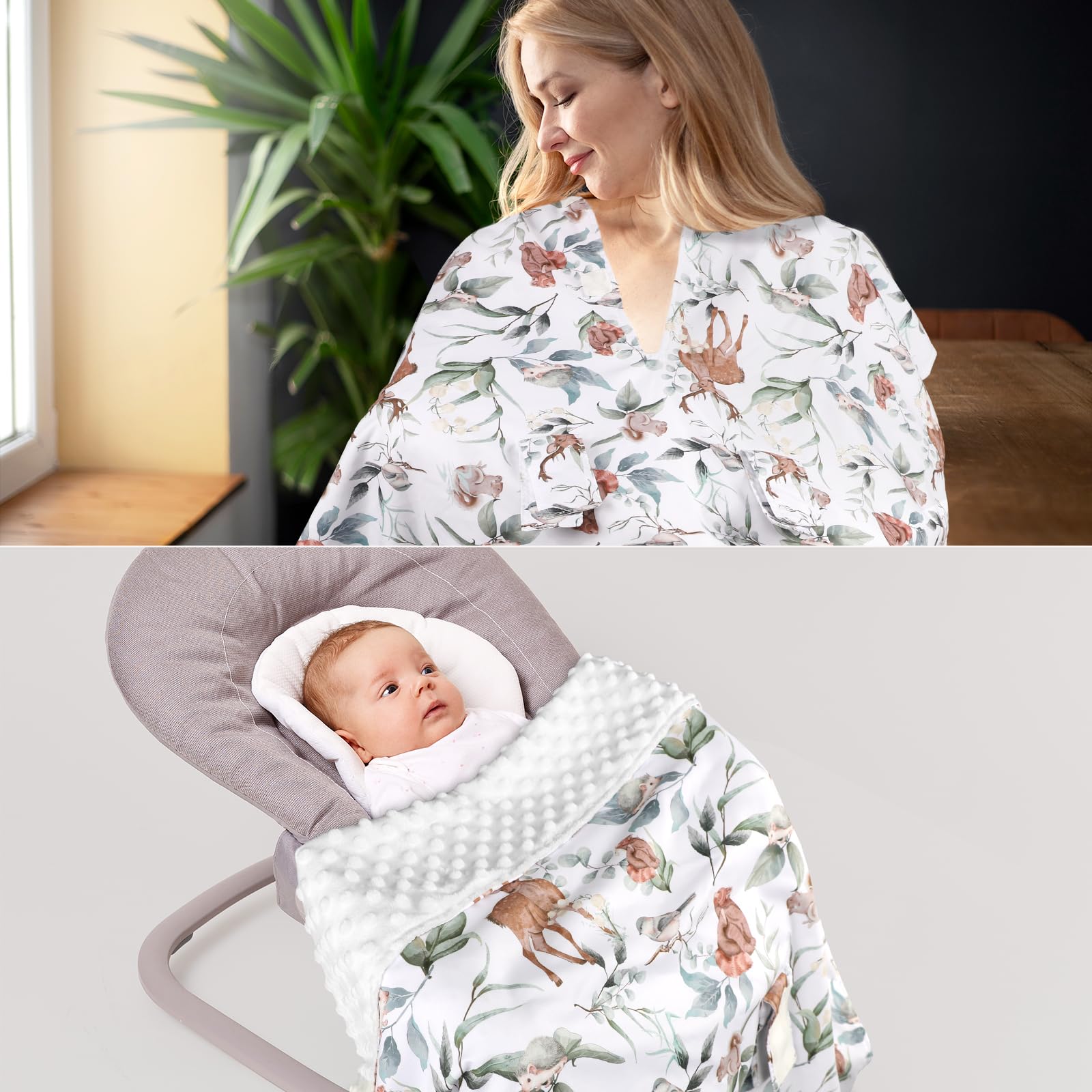 TANOFAR stroller cover multipurpose use for shade, privacy, or nursing.