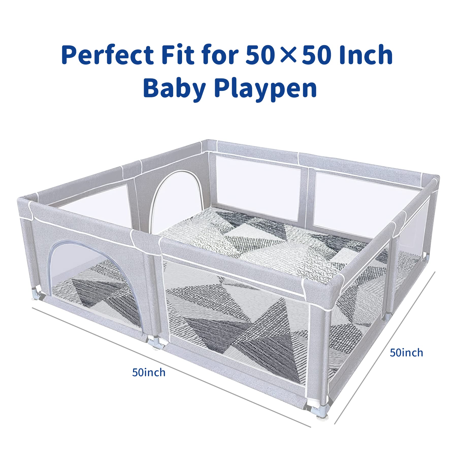 TANOSHII cotton surface is soft and breathable for baby comfort.