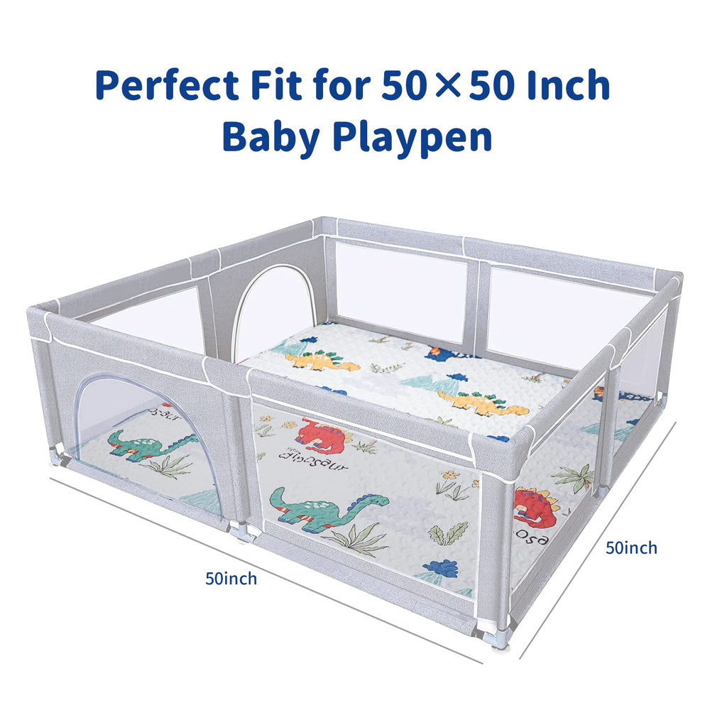 Tanoshii baby play mat with soft cotton surface, ideal for tummy time and gentle play.