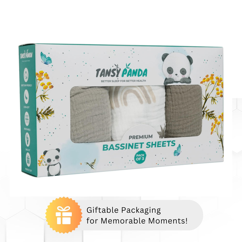 Tansy Panda bassinet sheet compatible chicco lullago and more