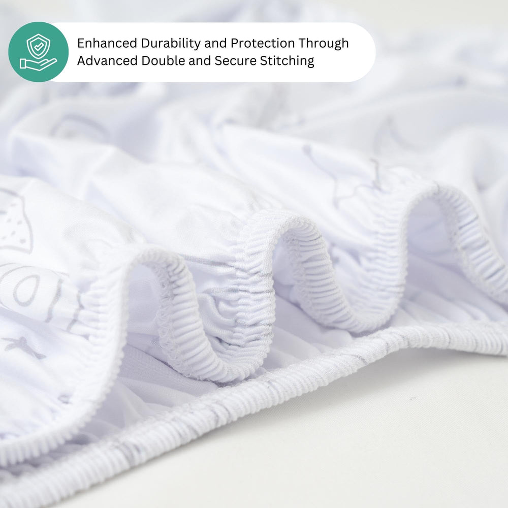 Tansy Panda bassinet sheets compatible with Angelbliss 3 in 1 bedside sleeper