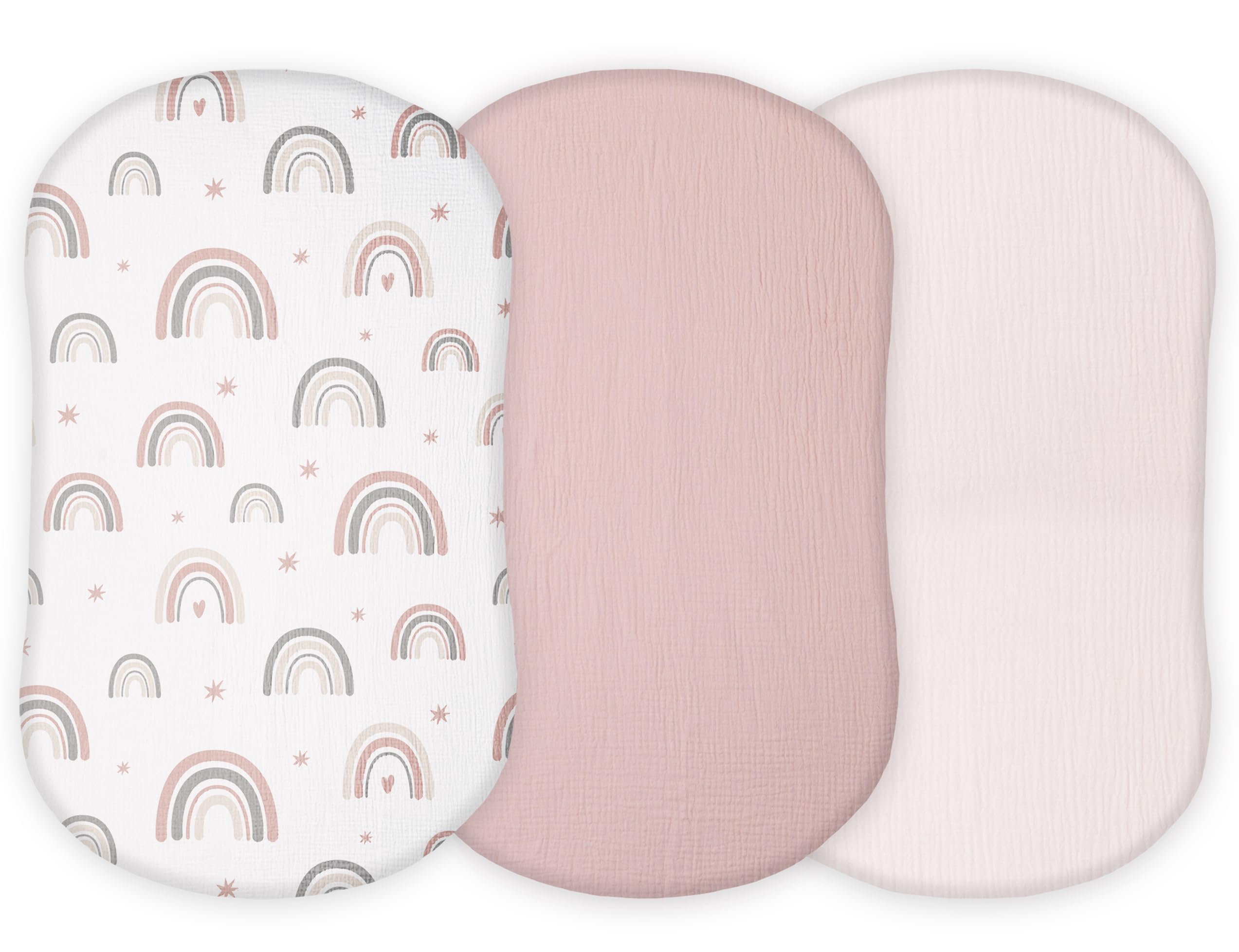 Tansy Panda bassinet sheets soft fabric close-up showing plush comfort for baby