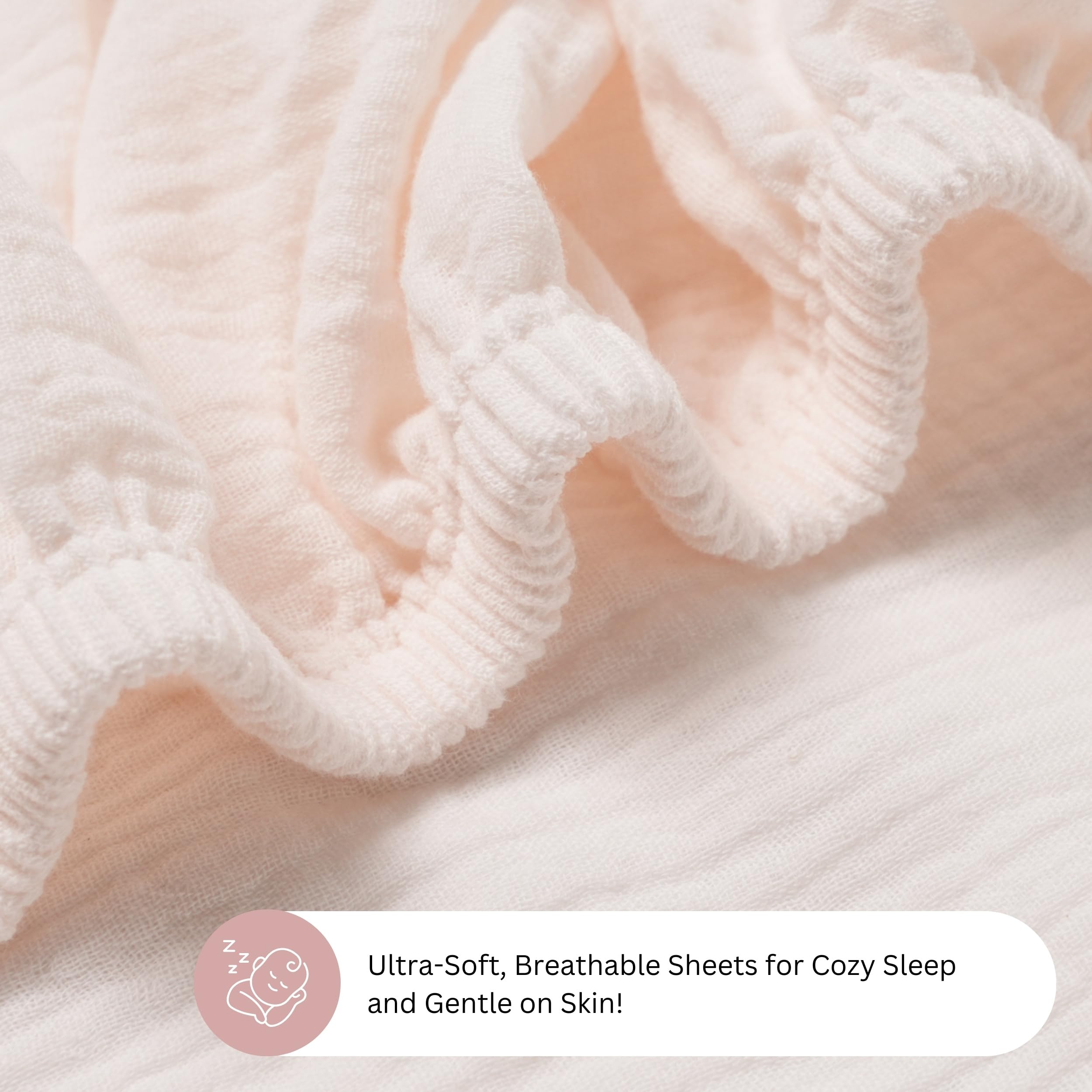 Tansy Panda breathable muslin cotton providing soft, year-round comfort