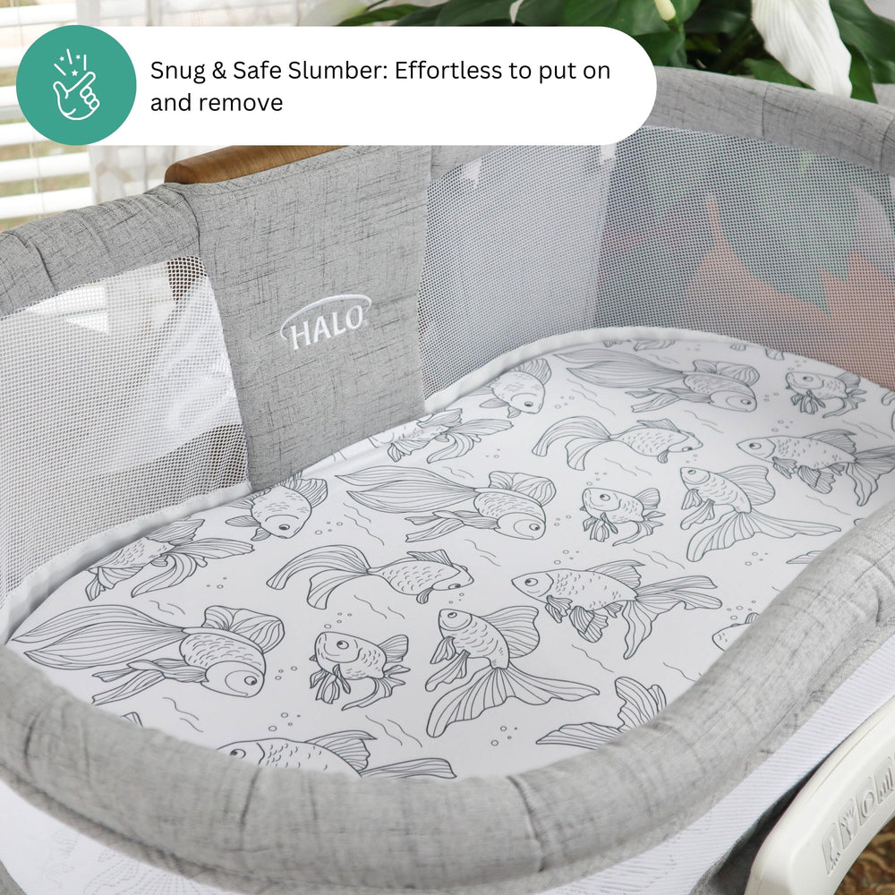 Tansy Panda breathable fabric close-up for gentle, cool baby sleep.