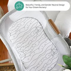 Tansy Panda three-pack halo sheets laid out for easy replacement and ongoing comfort.