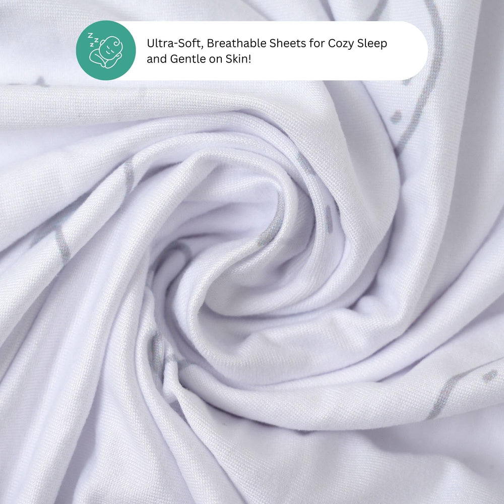TansyPanda bassinet sheets machine washable quick dry convenience