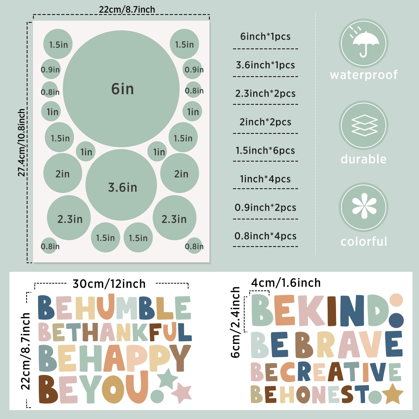 TaoBary inspirational wall letters create encouraging messages on walls and classroom spaces