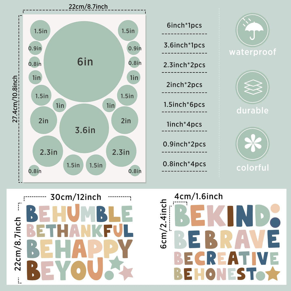 TaoBary inspirational wall letters create encouraging messages on walls and classroom spaces