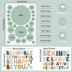 TaoBary inspirational wall letters create encouraging messages on walls and classroom spaces