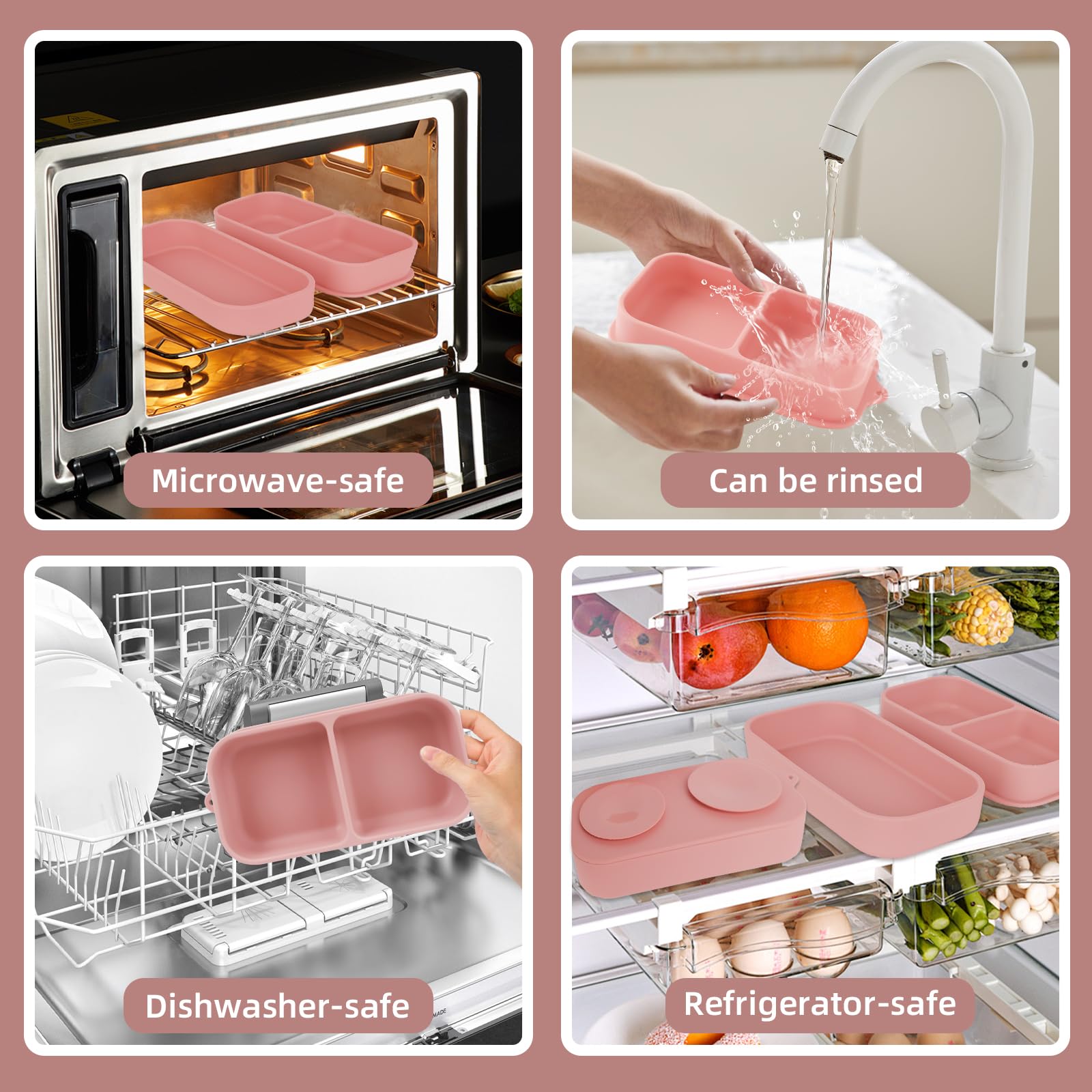 TAOceeXI dishwasher-safe pieces simplify cleanup after meals.