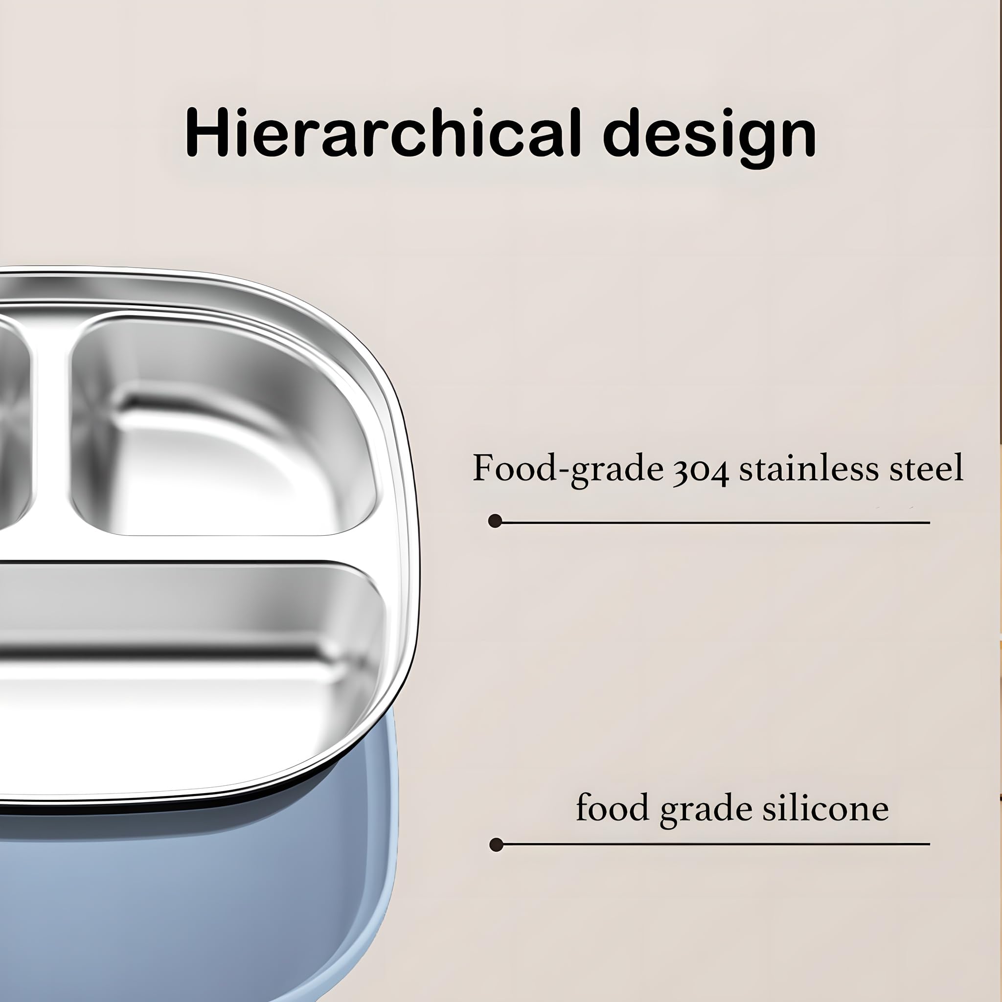 TAOceeXI heat-resistant plate stays cool to touch during snacks.