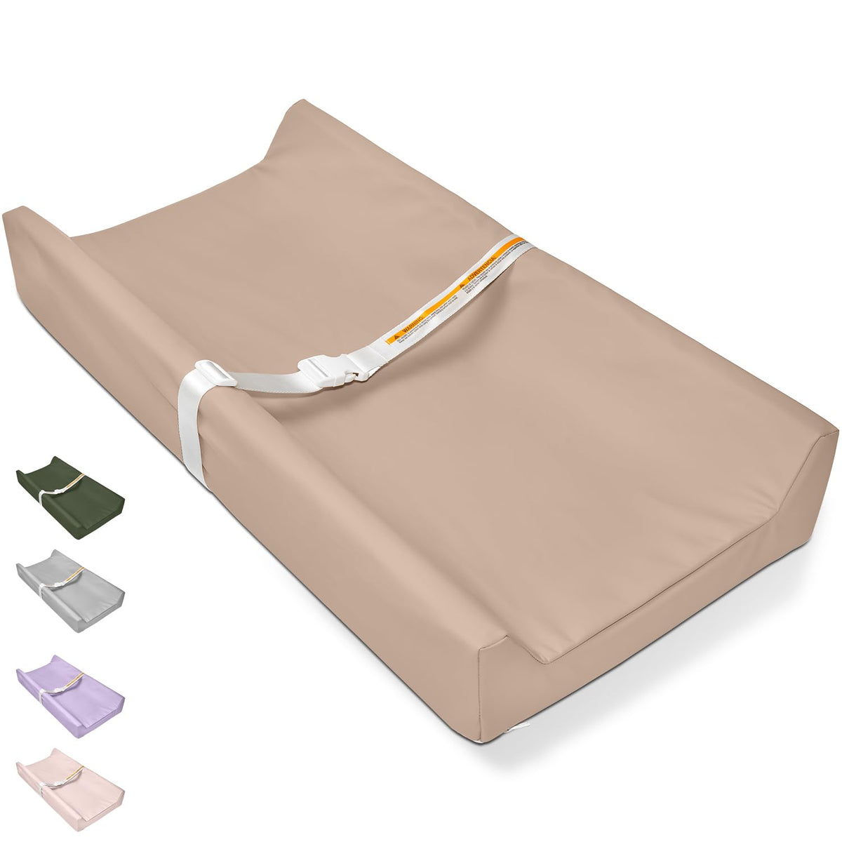 TAOCI baby changing pad shows waterproof surface for quick wipe-downs after messes.