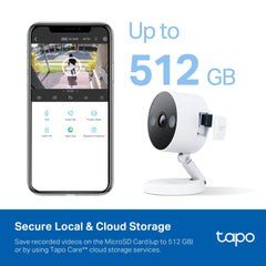 Tapo C120 dual-spotlight illumination enhances nighttime visibility