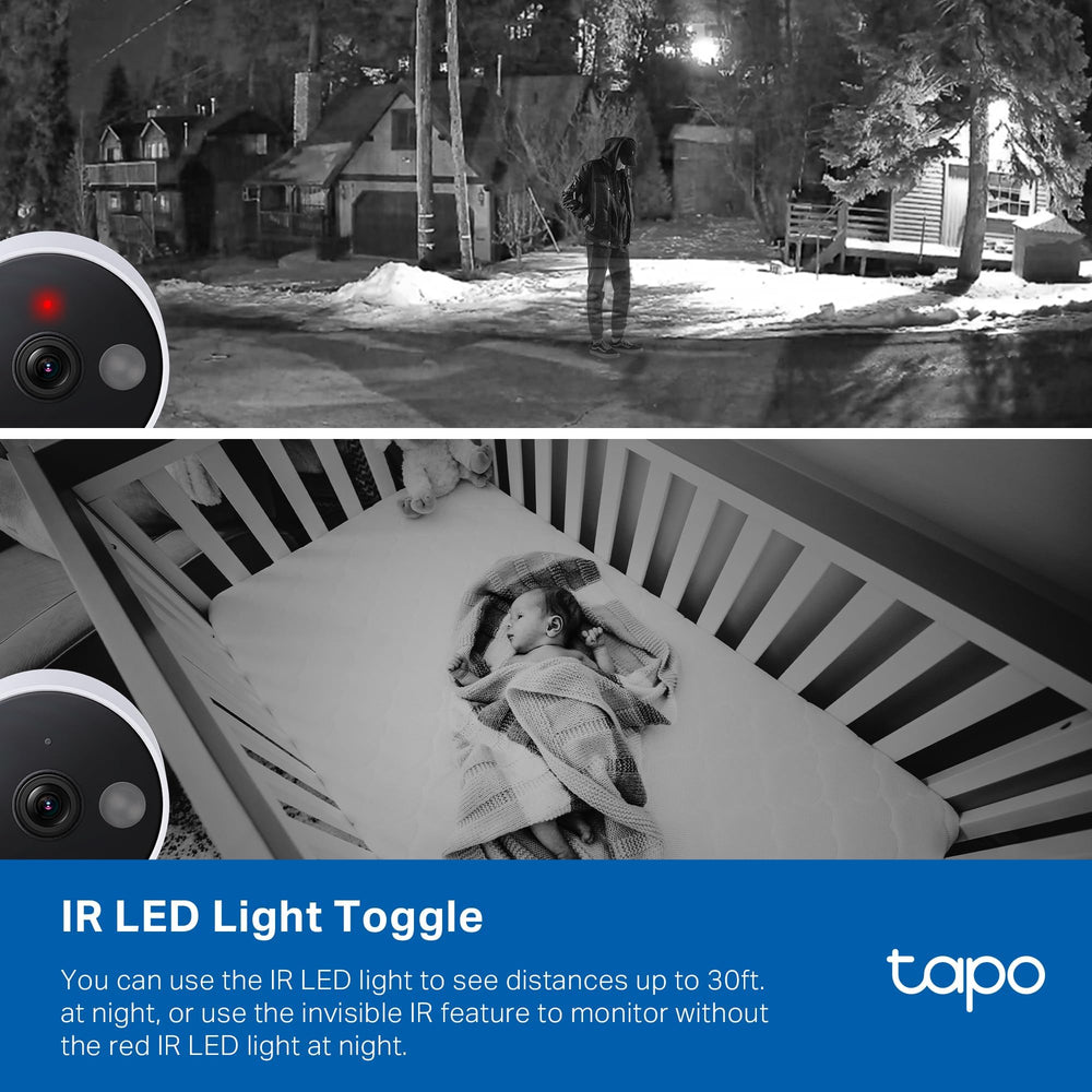 Tapo C120 IP66 weatherproof camera suited for indoor and outdoor use