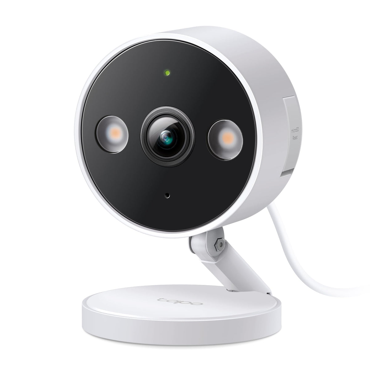 Tapo C120 outdoor-indoor view showing versatile home monitoring setup