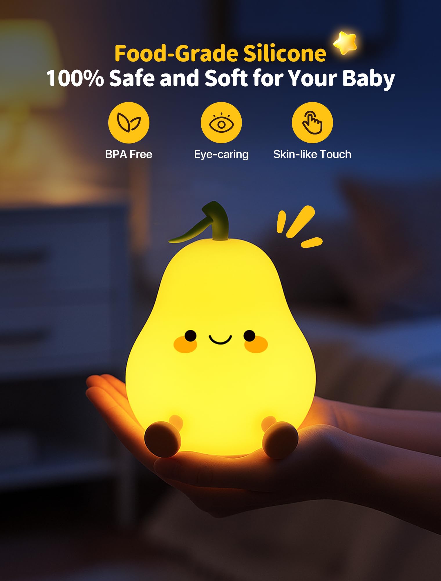 Tarinks Fruit Night Light Set Packaging gift-ready trio for Christmas decor