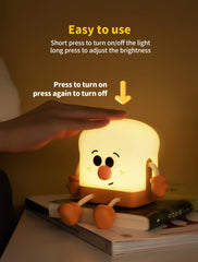 Tarinks Toast Night Light includes a 30/60-minute timer for automatic lights-off