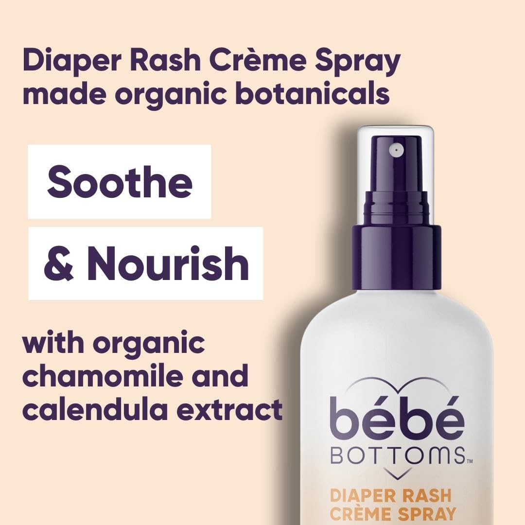 TARO Bebe Bottoms on-the-go use demonstrates mess-free diaper changes.