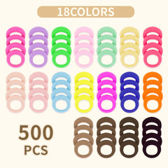 TaShow mixed-color baby hair ties match outfits for varied looks