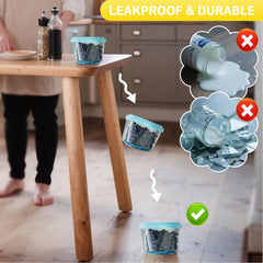 Tasttin baby-food container with clear markings aids precise portion control.