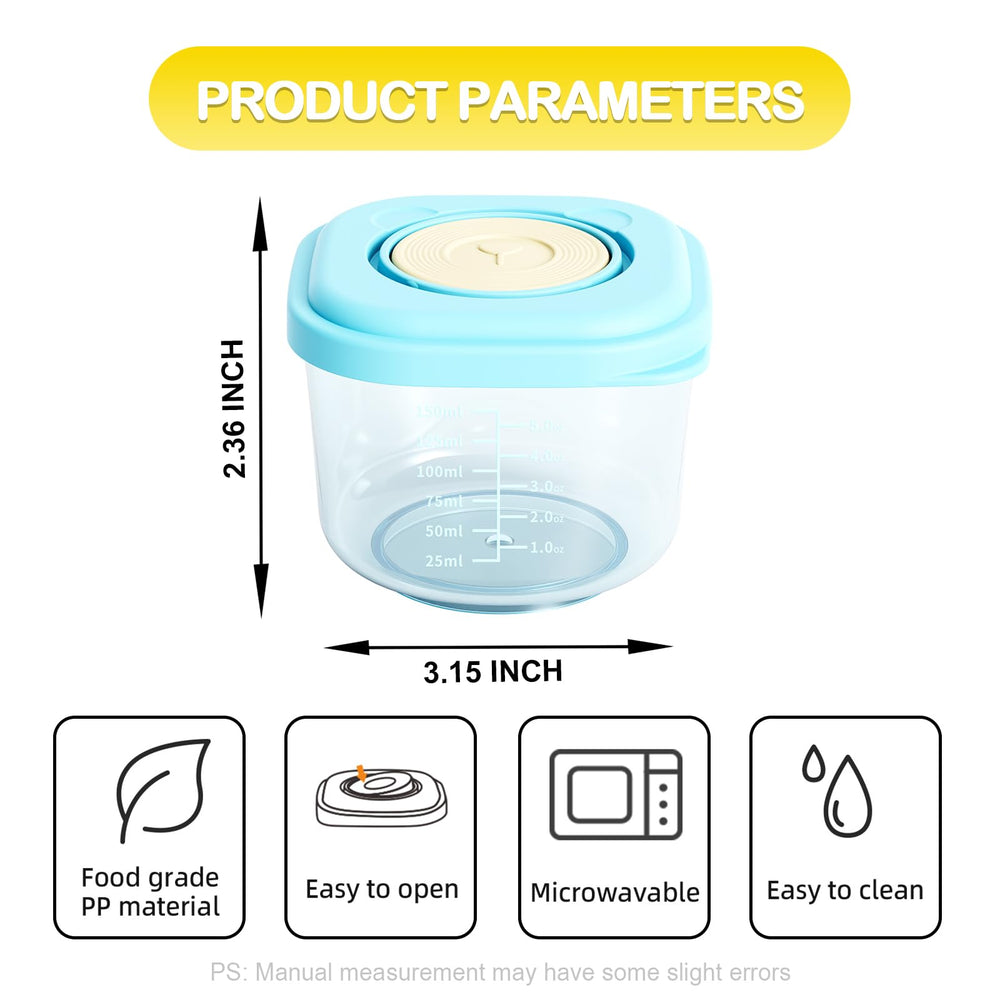 Tasttin dishwasher-safe jars simplify cleaning after busy feeding times.
