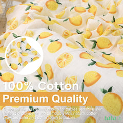 TATA AMG baby wrapped in swaddle demonstrating gentle breathable comfort
