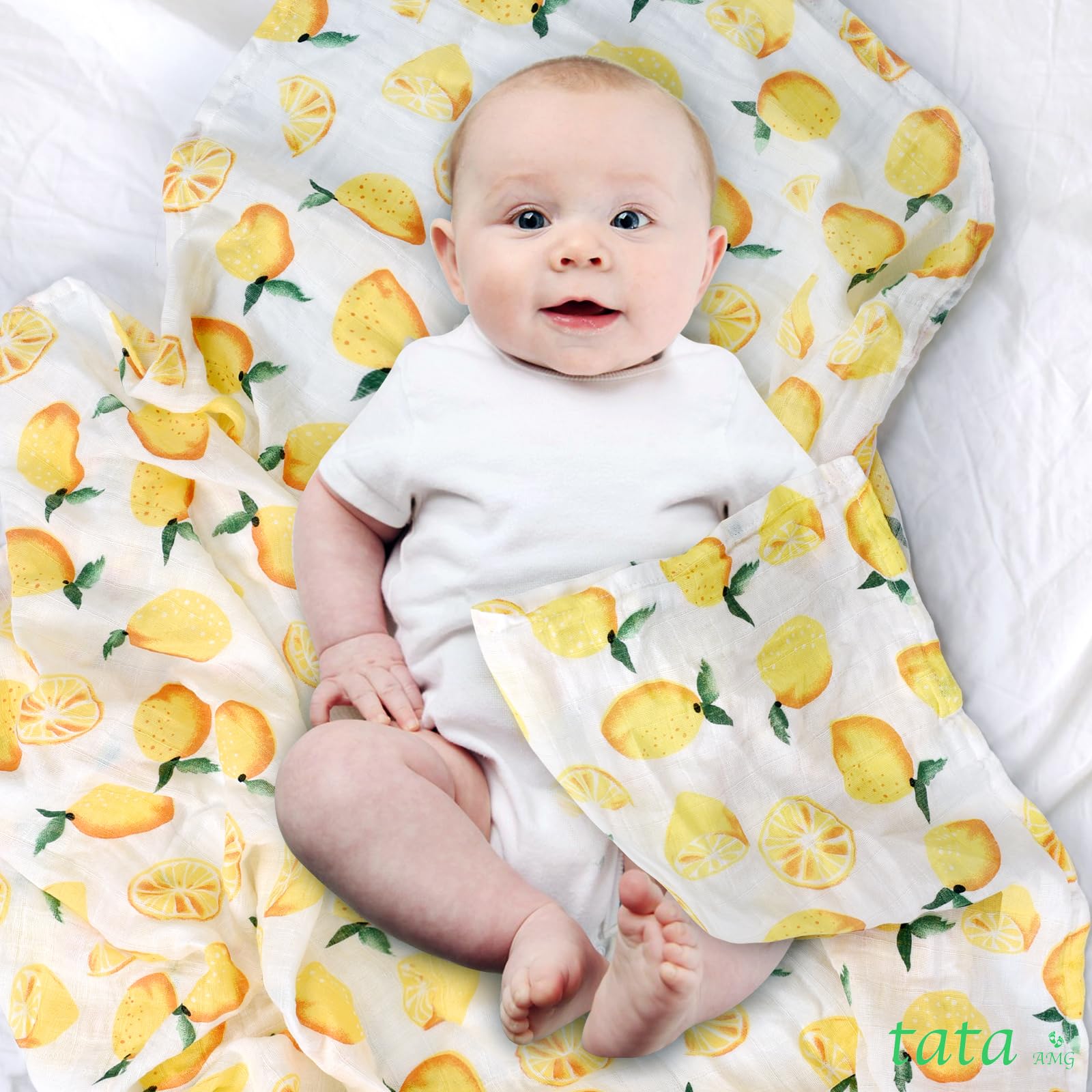 TATA AMG nursing cover using the swaddle for discreet feeding