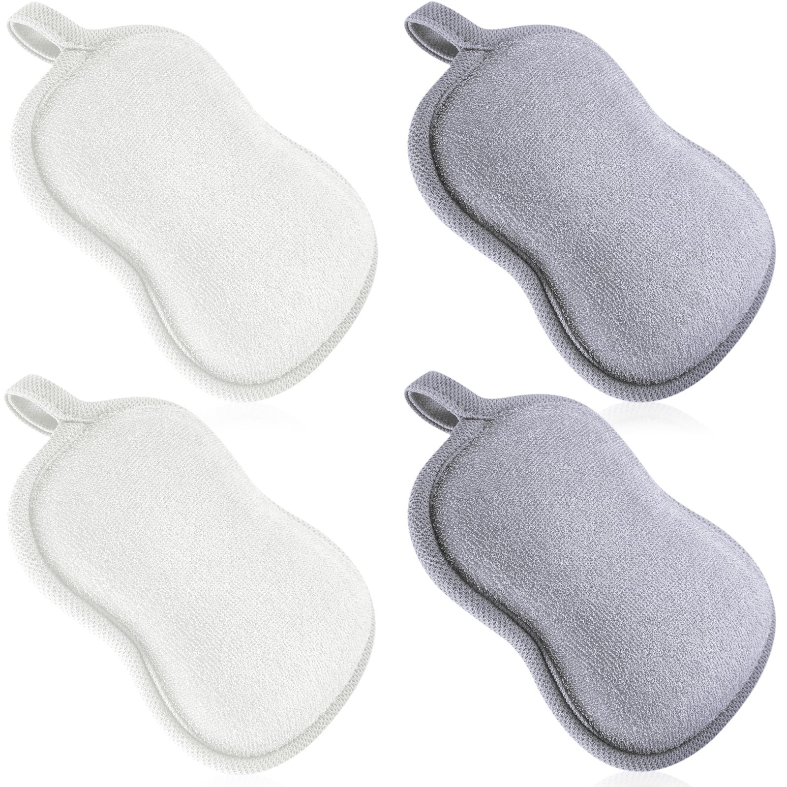 Tatuo baby bath sponge with soft cotton delivers gentle cleansing and rich foam.