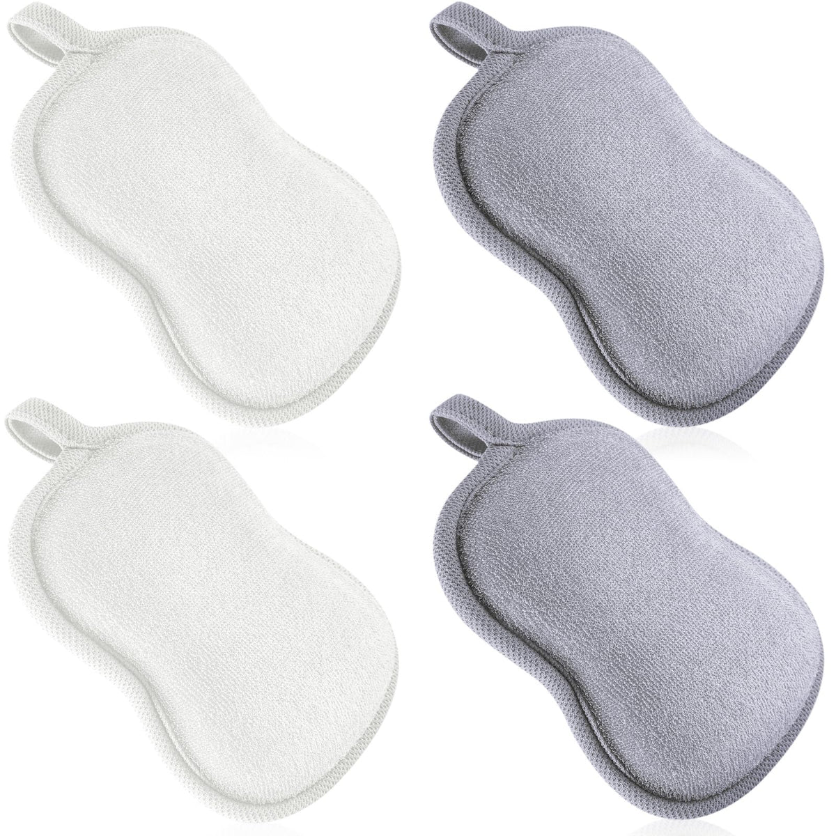 Tatuo baby bath sponge with soft cotton delivers gentle cleansing and rich foam.