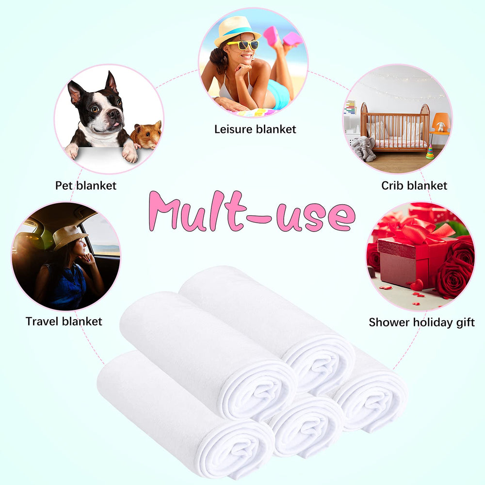 Tatuo sublimation blanket in stroller scene—versatile use.
