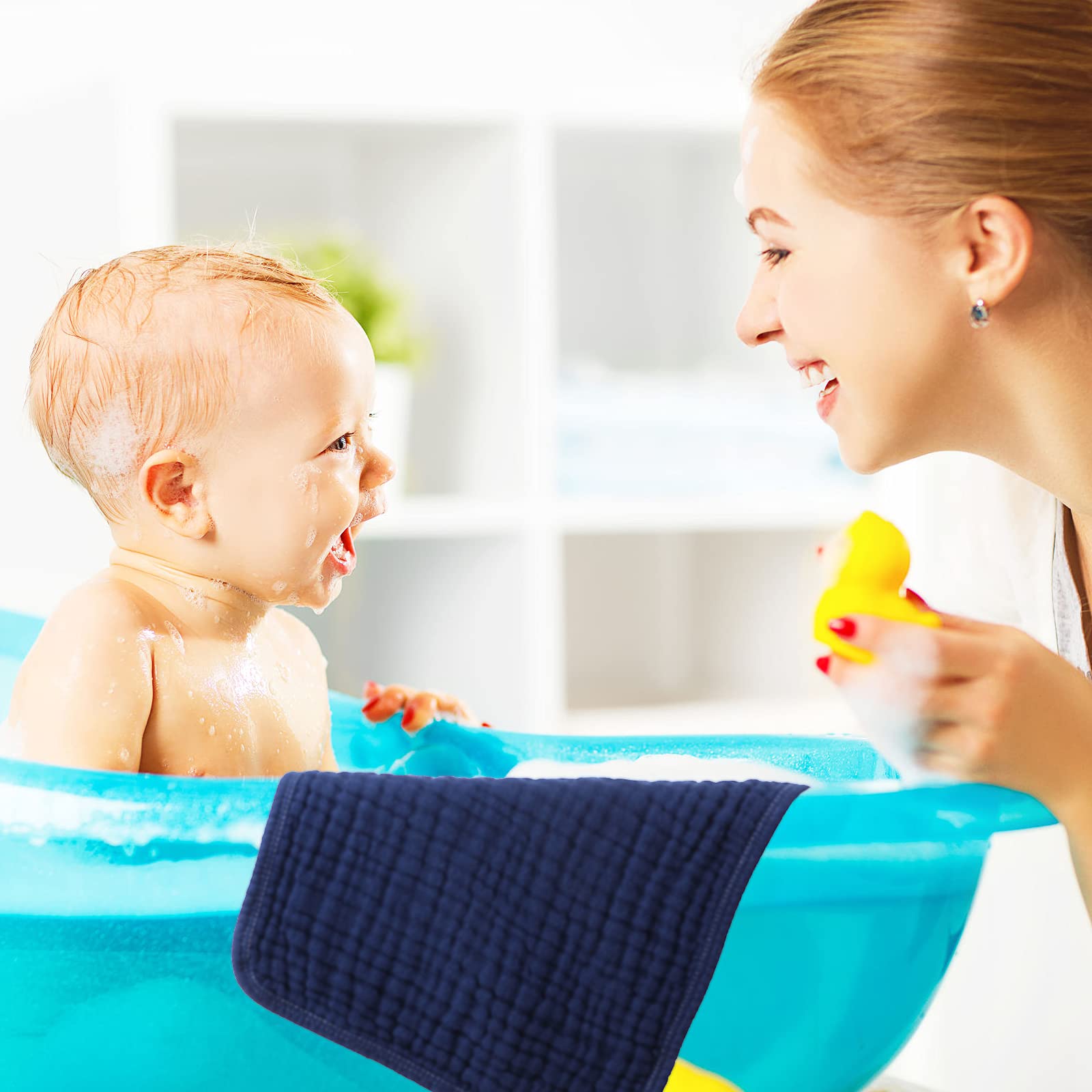 Tatuo baby muslin bibs crafted from durable, breathable cotton for long wear.