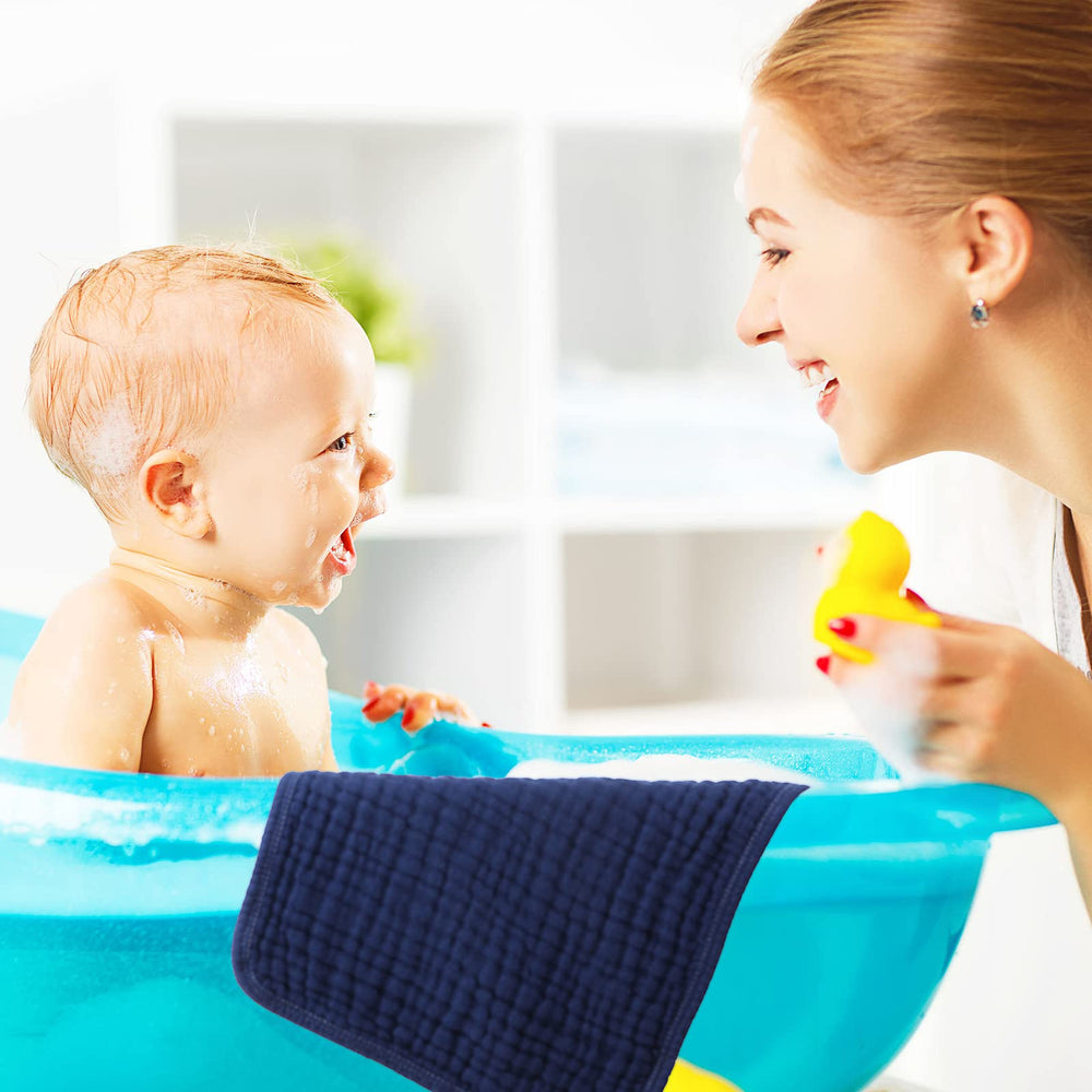 Tatuo baby muslin bibs crafted from durable, breathable cotton for long wear.
